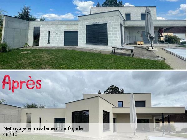 Nettoyage et ravalement de façade  46700
